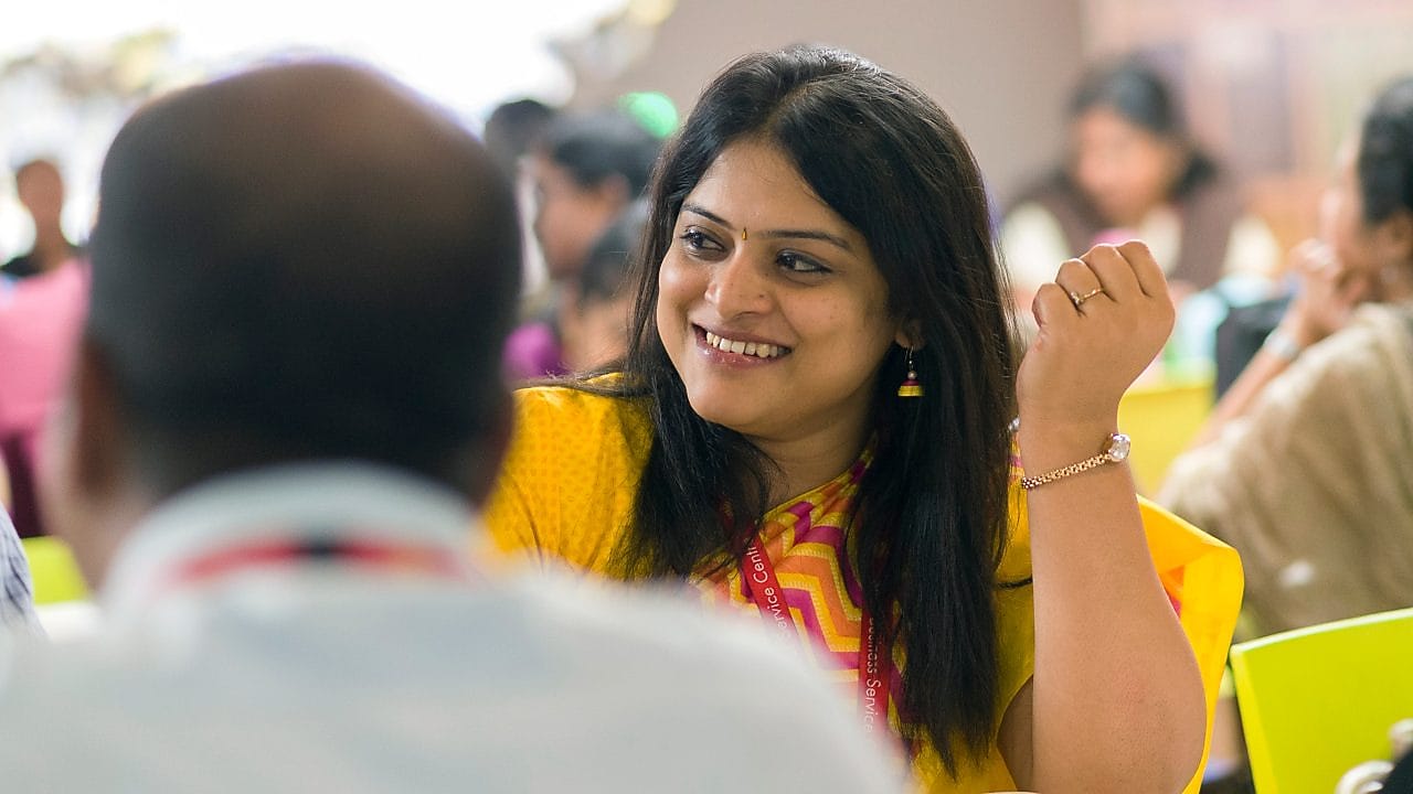 Personale Shell durante il pranzo