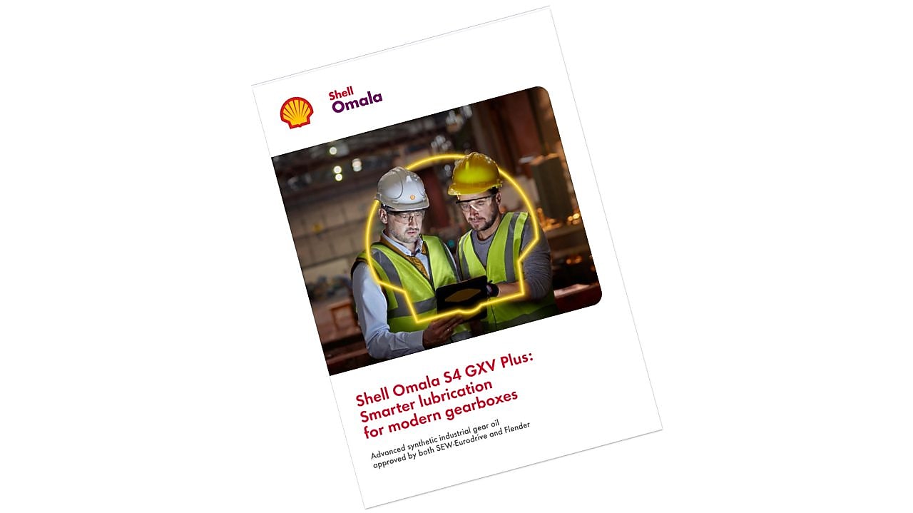 Copertine delle brochure Shell Omala S4 GXV Plus