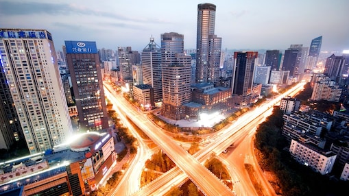 City Centre at night