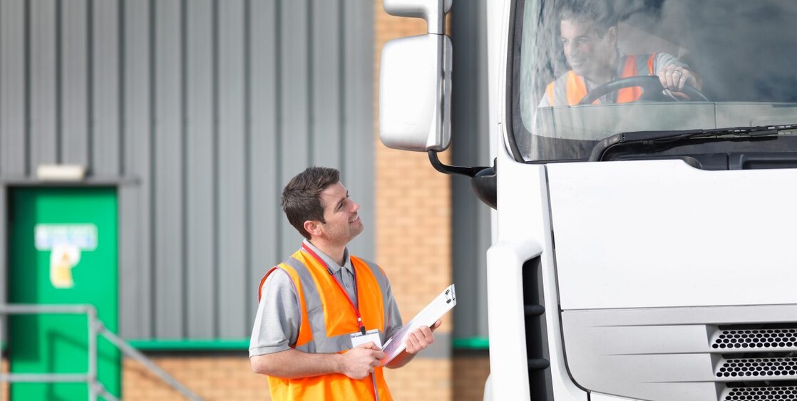 inspector-and-truck-driver