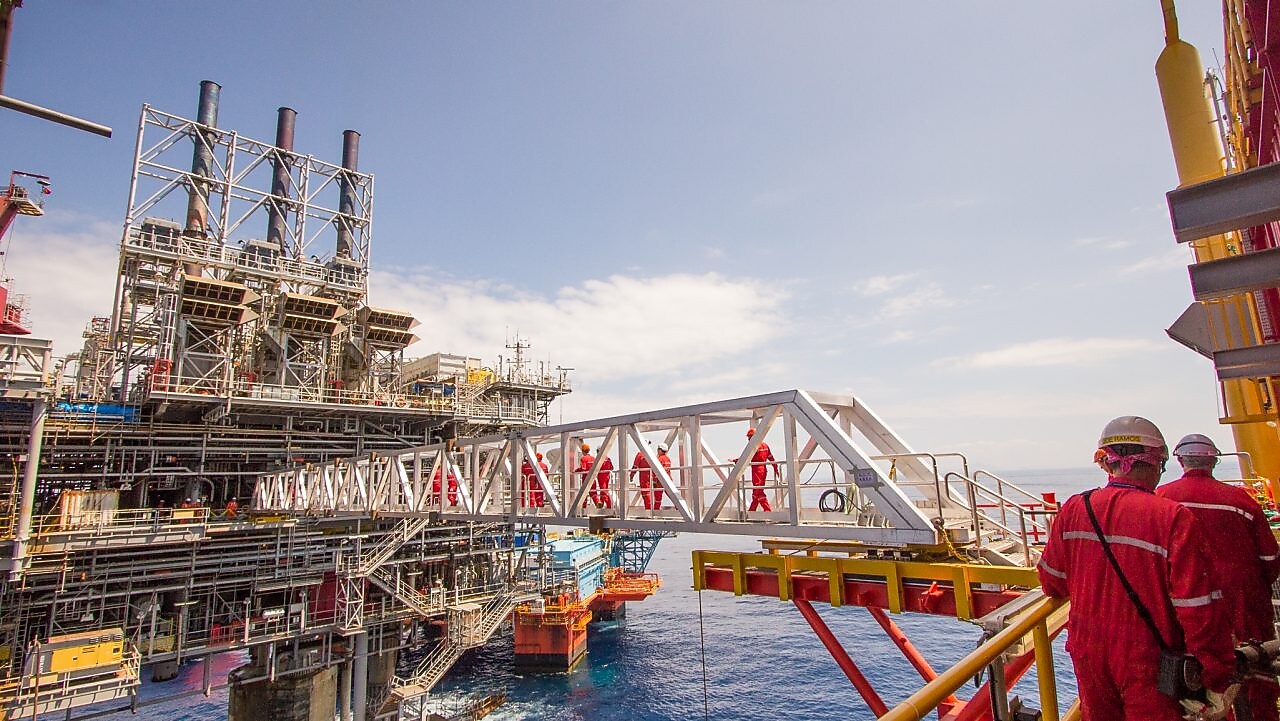 Una nuova piattaforma costruita vicino al giacimento esistente di Malampaya