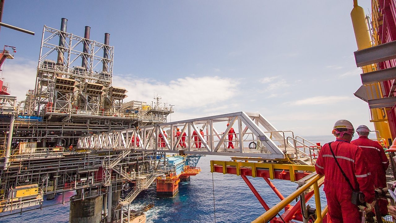 Una nuova piattaforma costruita vicino al giacimento esistente di Malampaya