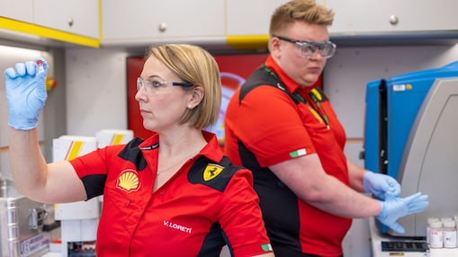 Il team Shell al lavoro