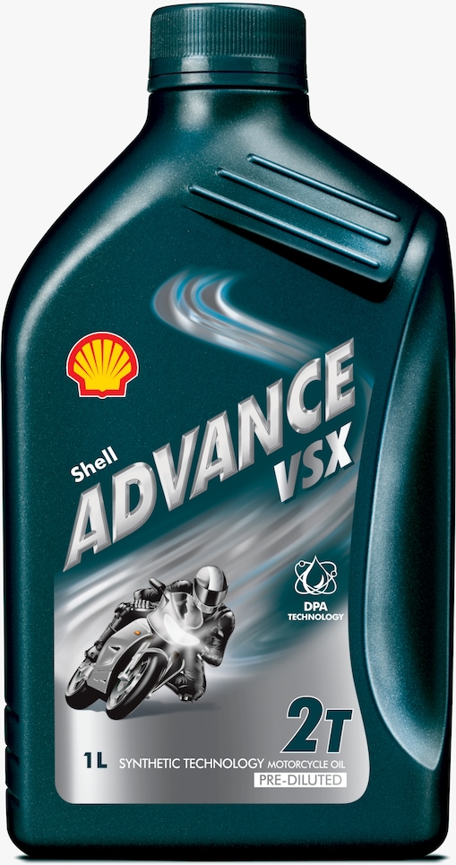Flacone di Shell Advance VSX 2
