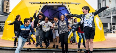 Giardino d'infanzia nell'insediamento di Donglian